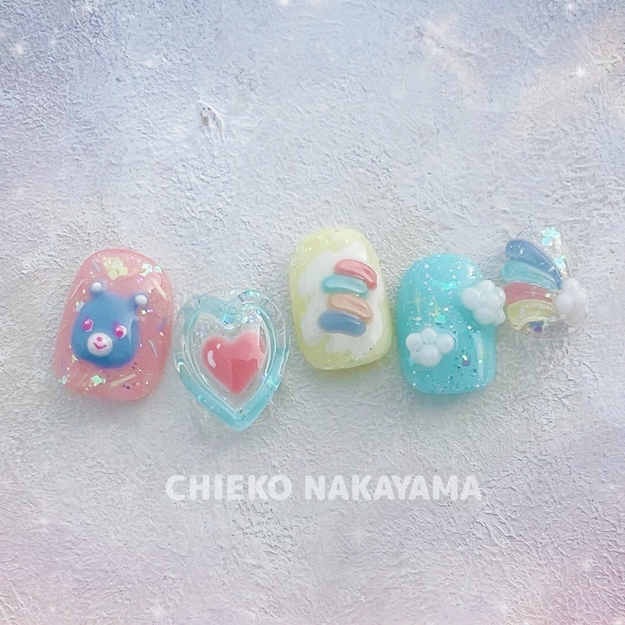 なかやまちえこのtriciaジェルアートレッスン